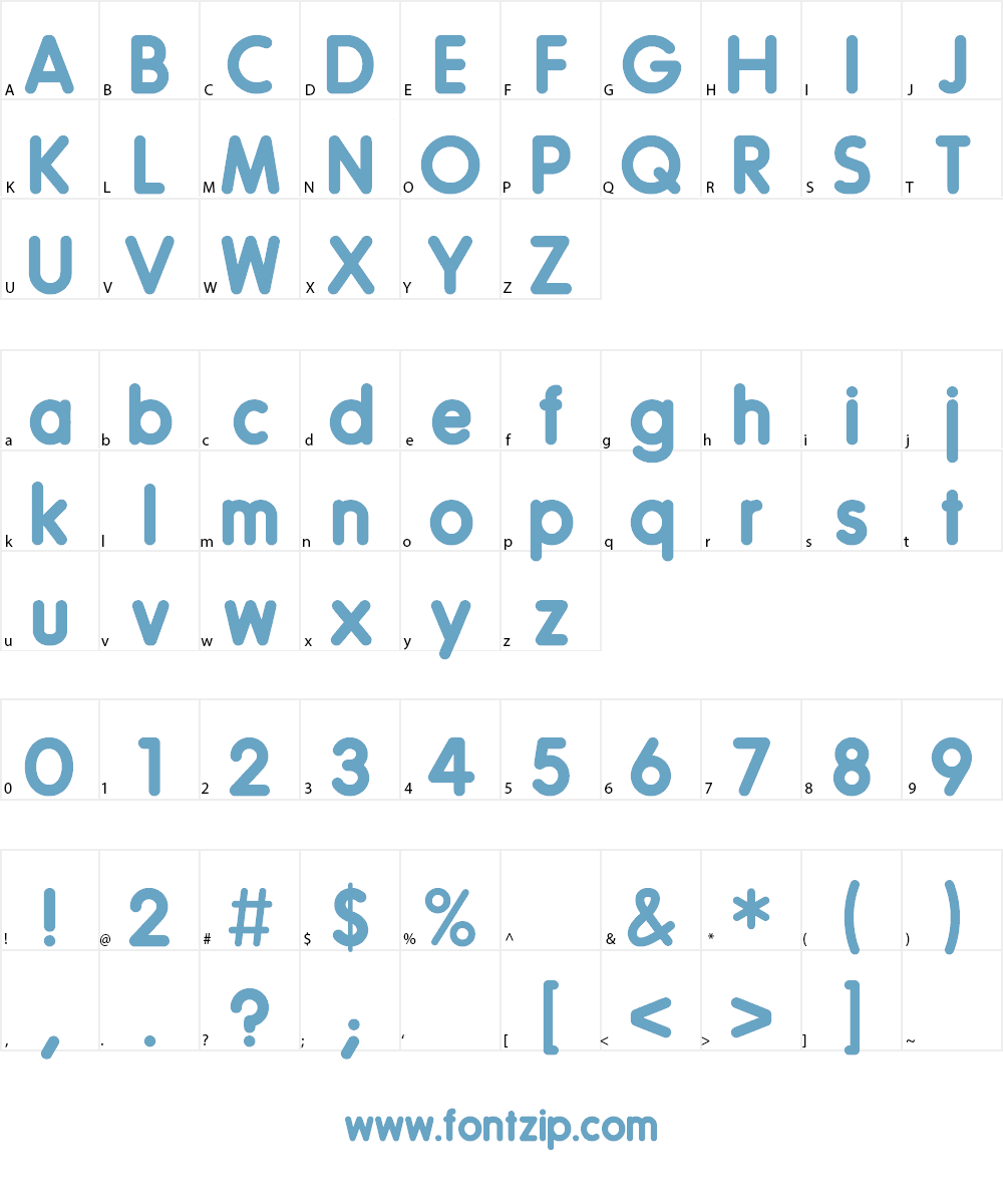Rede Rounded F24 Font Character